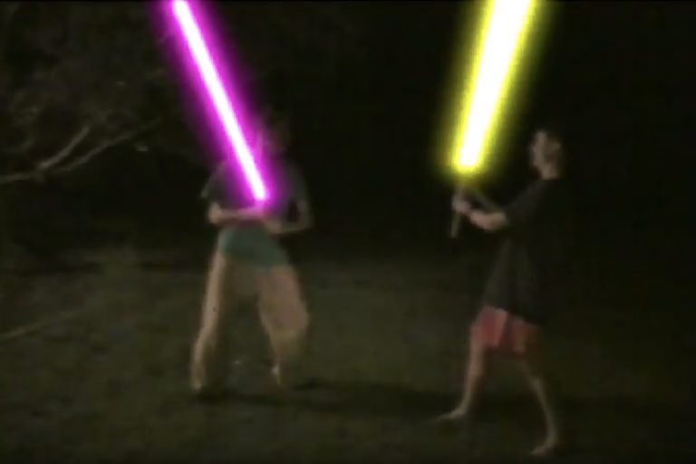 lightsabers in adobe photoshop