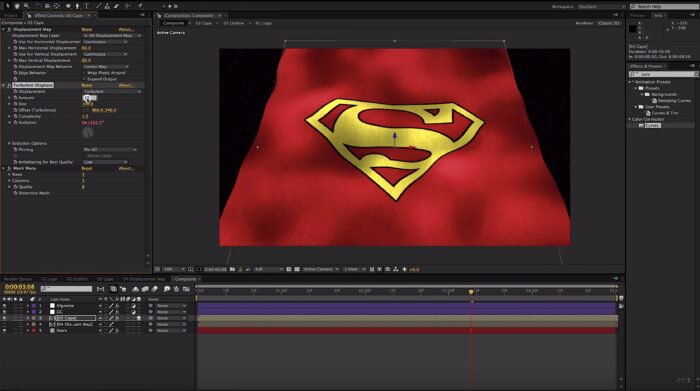 after effects tutorial displacement map
