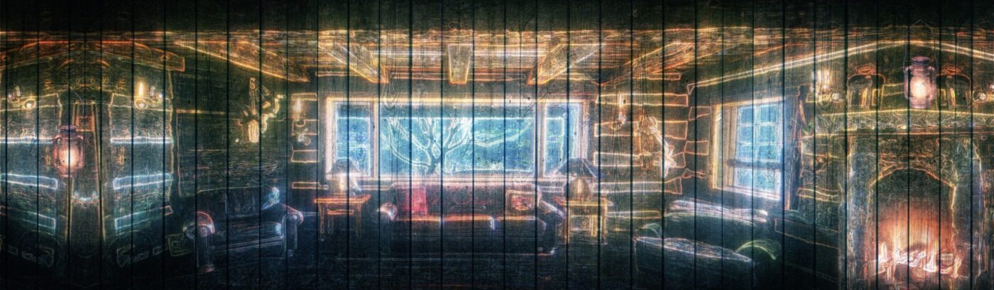 Projection Design for Seven Brides for Seven Brothers at the Playmill in 2020 by Justin Hemsley