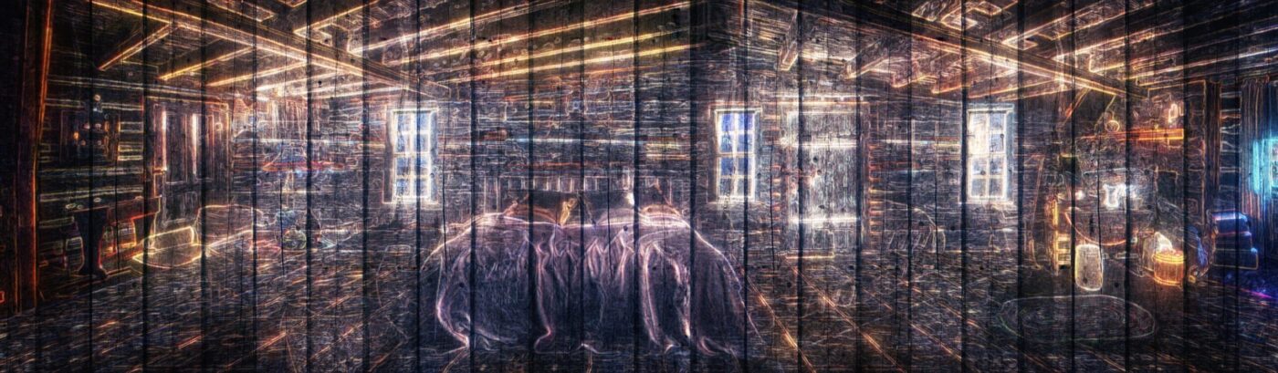 Projection Design for Seven Brides for Seven Brothers at the Playmill in 2020 by Justin Hemsley