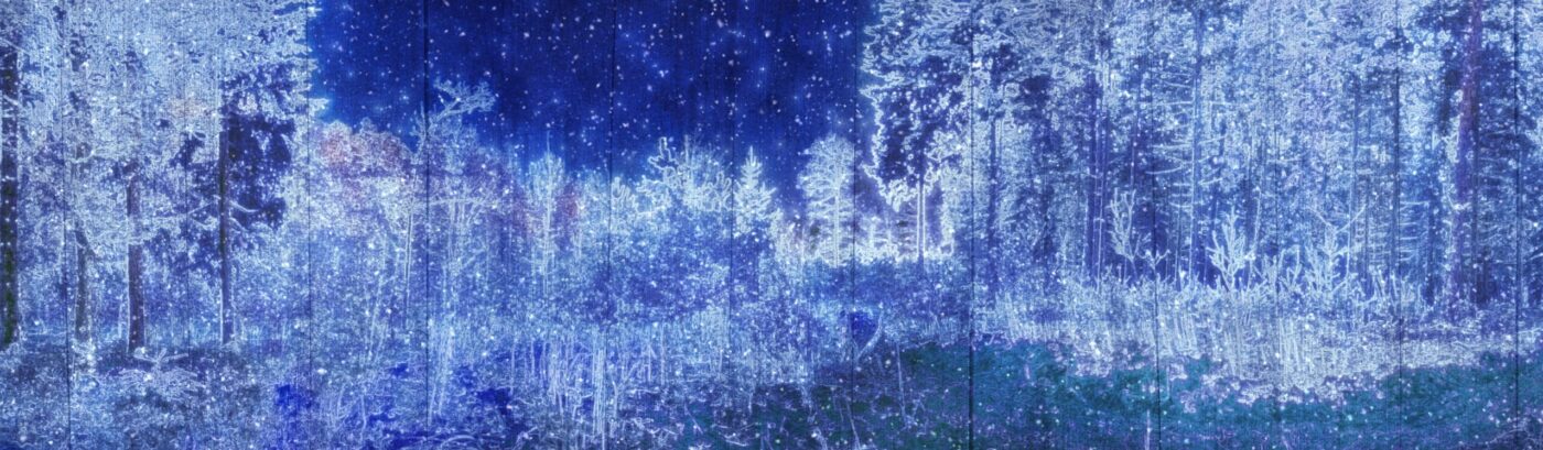 Projection Design for Seven Brides for Seven Brothers at the Playmill in 2020 by Justin Hemsley