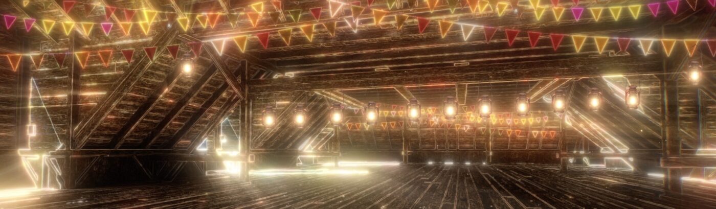 Projection Design for Seven Brides for Seven Brothers at the Playmill in 2020 by Justin Hemsley