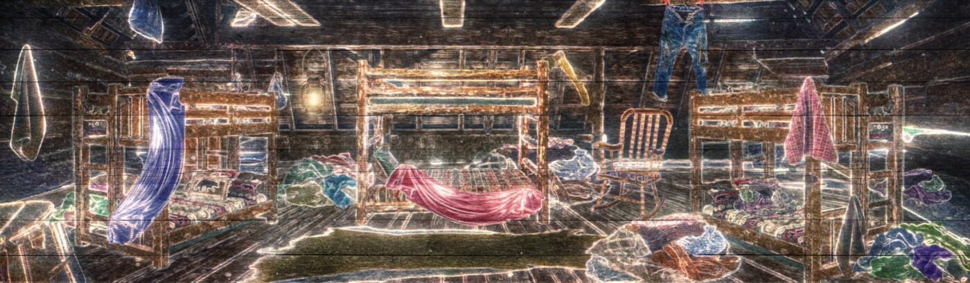 Projection Design for Seven Brides for Seven Brothers at the Playmill in 2020 by Justin Hemsley