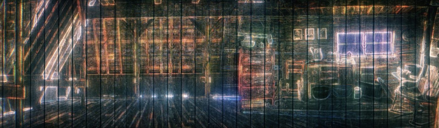 Projection Design for Seven Brides for Seven Brothers at the Playmill in 2020 by Justin Hemsley