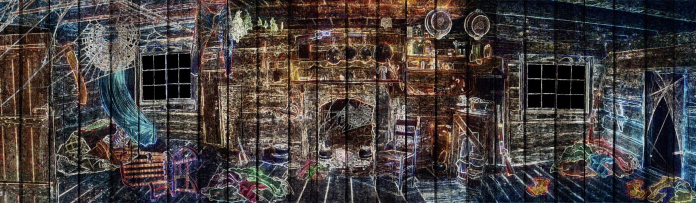 Projection Design for Seven Brides for Seven Brothers at the Playmill in 2020 by Justin Hemsley