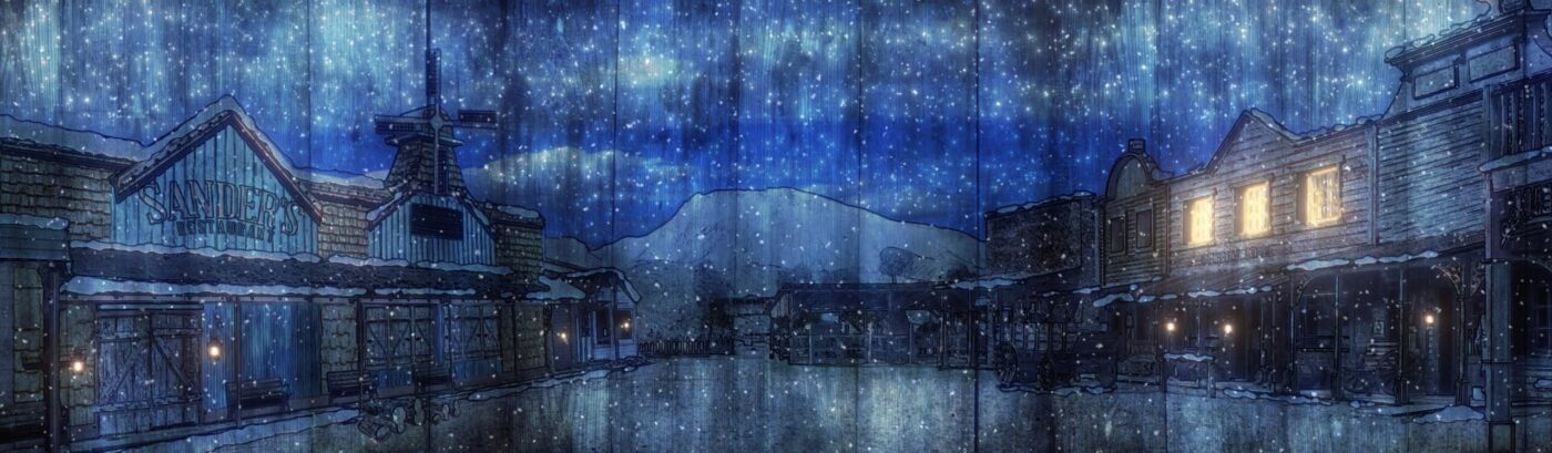 Projection Design for Seven Brides for Seven Brothers at the Playmill in 2020 by Justin Hemsley